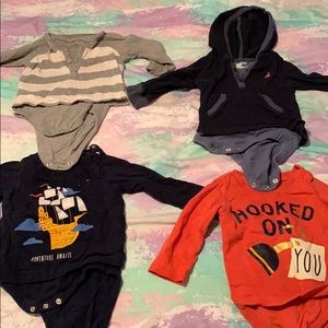 Lot of baby gap 6-12 month.  Body doubles